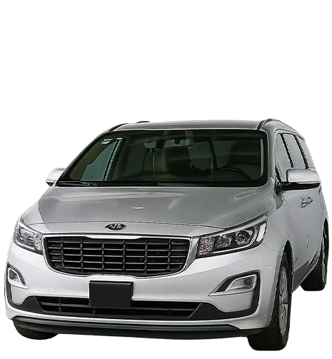 Family Van, max capacity 7 people or 4–5 with luggage